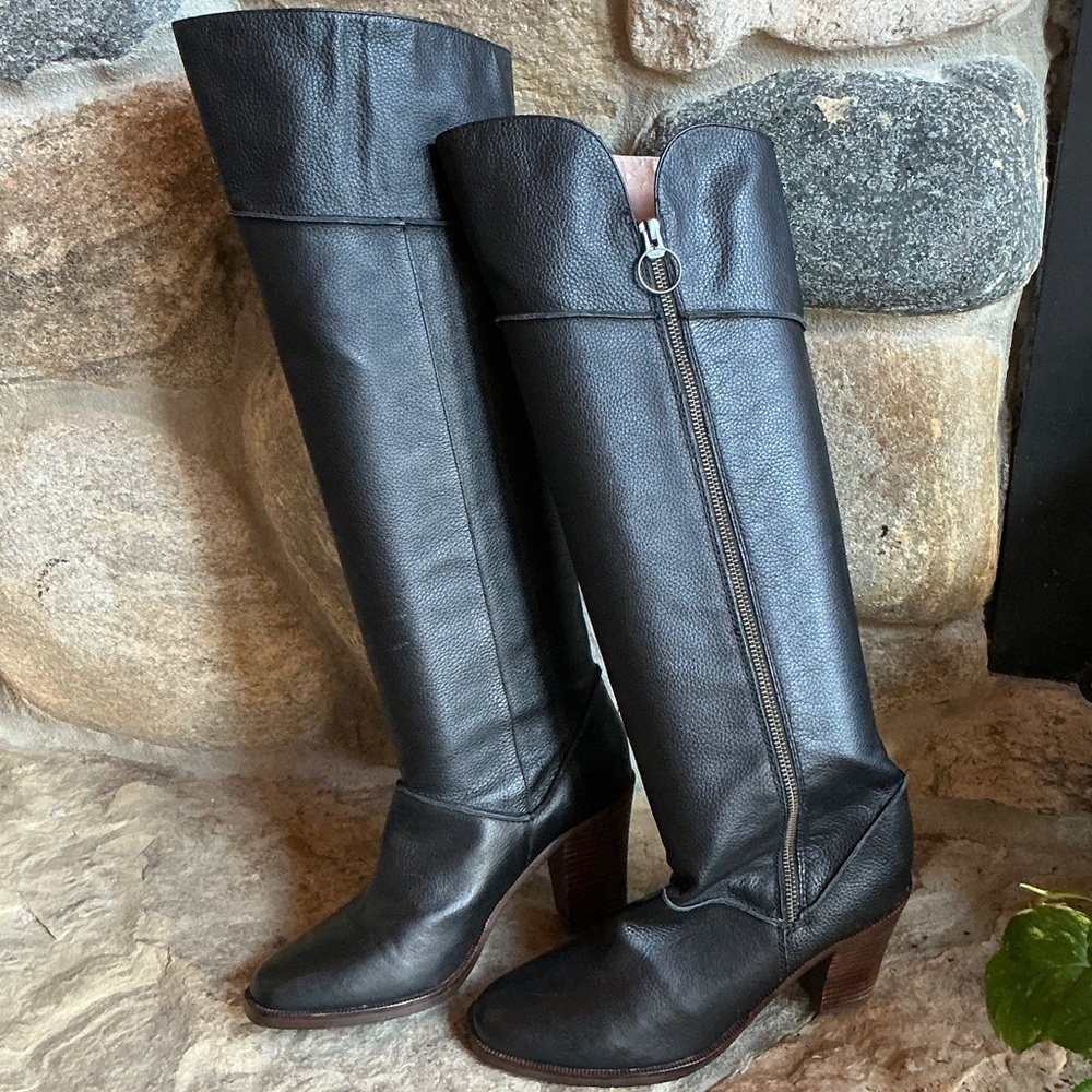 Soft Surroundings Black Over the Knee Boots